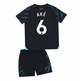 Manchester City Nathan Ake #6 3rd Trikot 2023-24 Kurzarm (+ kurze hosen)